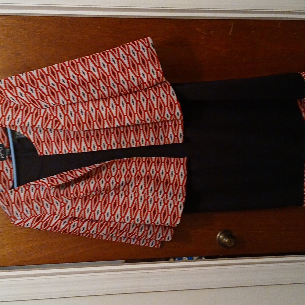 Jscket Dress With Flare Bottom
